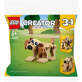 LEGO Creator 30666 Gift Animal Dog Kuma Resiz 3 Inn 1 Polybag 75 Piece Set