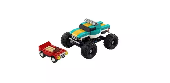 LEGO Creator 3in1 Monster Truck Toy 31101 Крутой набор для строительства для новых детей 2020 года, (163 шт.)