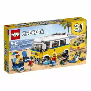 LEGO Creator 3in1 Sunshine Surfer Van 31079 Building Kit (379 Piece)