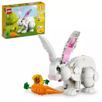 LEGO Creator Expert Белый кролик игрушка подарок на день рождения блок Рождество Девочки Мальчики Дети 8 лет 9 лет 10 лет Начальная школа