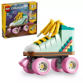 LEGO Creator Expert Ретро-роликовые коньки Игрушка Подарок на день рождения Блок Рождество Девочки Мальчики Дети 8 лет 9 лет 10 лет Начальная школа