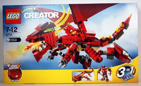 LEGO Creator Красный дракон 6751