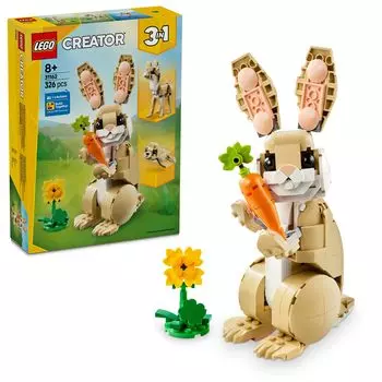 LEGO Creator Кролик Игрушка Подарок на день рождения Блок Девочки Мальчики Дети 8 лет 9 лет 10 лет Ученики начальной школы Животные Существа