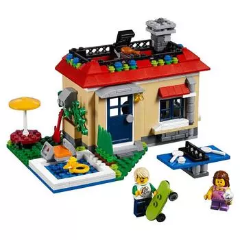 LEGO Creator Модульный набор для строительства «Отдых у бассейна» 31067 (356 шт.)