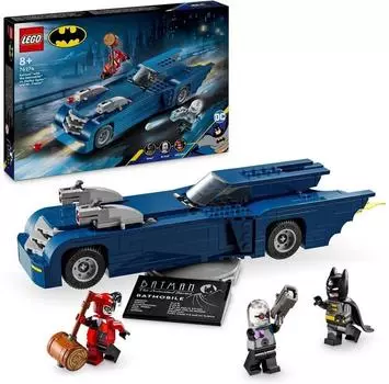 LEGO DC Batman 76274 Бэтмен с бэтмобилем против Харли Квинн и Мистера Фриза