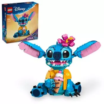 LEGO Disney Stitch Toy Подарок на день рождения Блок Рождество Девочки Мальчики Дети 9 лет 10 лет 11 лет Начальная школа Ролевые игры Дом