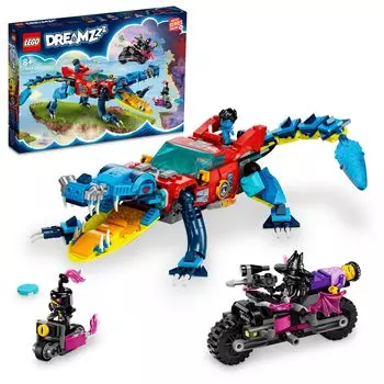 LEGO Dreams Игрушка-крокодил, подарок на день рождения, блок, Рождество, мальчики, девочки, дети 8 лет, 9 лет, 10 лет, начальная школа, ролевые игры
