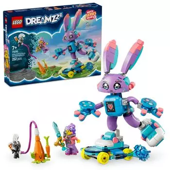 LEGO Dreams Иззи и Усауса Банчуро Игрушка Подарок на День Рождения Блок Девочки Мальчики Дети 7 лет 8 лет 9 лет Начальная школа Ролевые игры