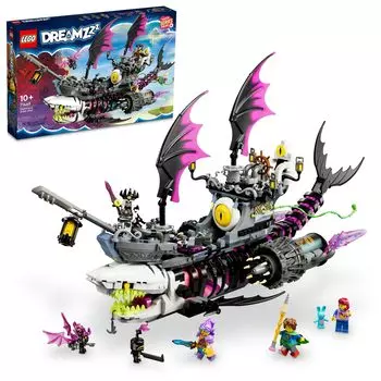 LEGO Dreams Nightmare Shark Toy Подарок на день рождения Блок Рождество Мальчики Девочки Дети 10 лет 11 лет 12 лет Начальная школа Притворство