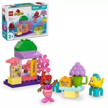 LEGO Duplo Ариэль и кафе Игрушка Подарок на день рождения Блок Образовательный Рождество Мальчики Девочки Дети 1 с половиной 2 и 4 года Малыши Ролевые игры