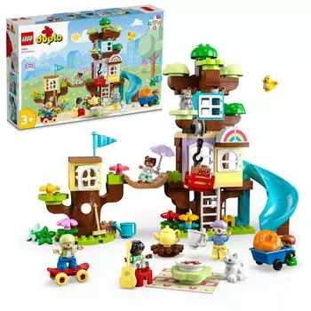 LEGO Duplo Duplo Town 3in1 Игрушка-домик на дереве Подарок на день рождения Обучающий блок Рождество Мальчики Девочки Дети 1 с половиной 2 года 6 лет