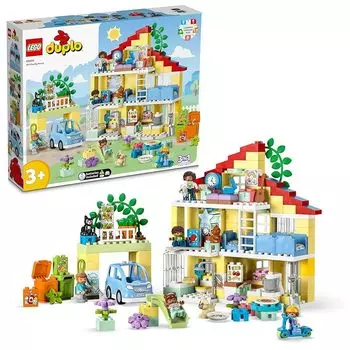 Lego duplo Duplo town 3in1 Игрушки для дома каждого человека игрушка подарок на день рождения блок Образовательный образование Рождество мальчик девочка ребенок 1 и полтора года 2