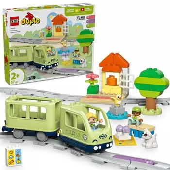 LEGO Duplo Duplo Town Adventure Train Toy Подарок на день рождения Блок Образовательный Мальчики Девочки Дети 1 и 1,5 года 2 года 4 года