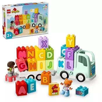 LEGO Duplo Duplo Town Грузовик с алфавитом Игрушка Подарок на день рождения Блок Образовательный Рождество Мальчики Девочки Дети 1 и 1,5 года 2 года 4 года