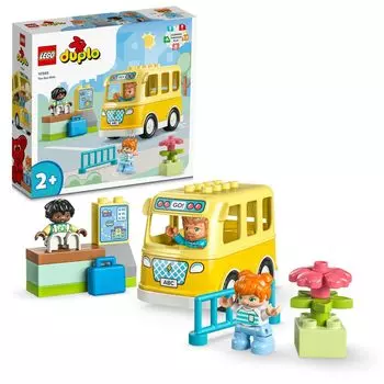 LEGO Duplo Duplo Town School Bus Toys Present Birthday Blocks Educational Christmas Boys Girls Children 1 and a half Years Old 2 Years Old 4 Years Old