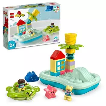LEGO Duplo Duplo Town Water Park Toys Подарочные блоки на день рождения Образовательные рождественские наборы для мальчиков и девочек Дети 1,5 года 2 года 4 года