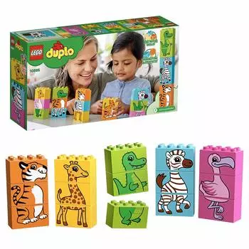 LEGO Duplo First Duplo Animal Puzzle 10885 Развивающая игрушка-блок Игрушка для девочек и мальчиков