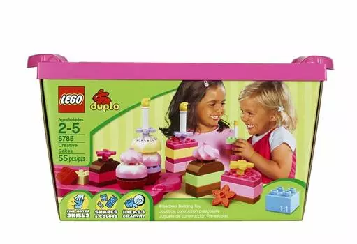 LEGO Duplo pink cake block set 6785
