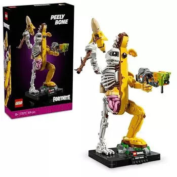 Lego fortnite peely bone игрушки игрушка подарок на день рождения блок день отца мужчина женщина игра 77072