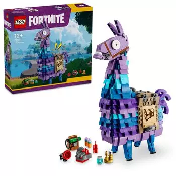 LEGO Fortnite Supply Llama Toy Подарок на день рождения Блок Мальчики Девочки Дети 12 лет 13 лет 14 лет Начальная школа Игра Животное