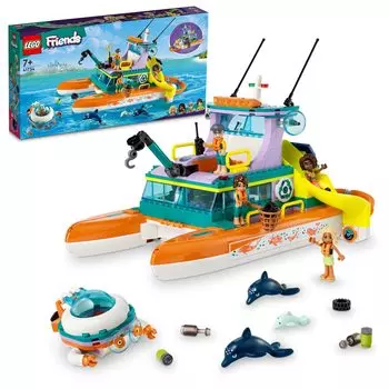 LEGO Friends Морская спасательная лодка 41734 Игрушечный блок Подарочная лодка Корабль Девочки 7 лет ~
