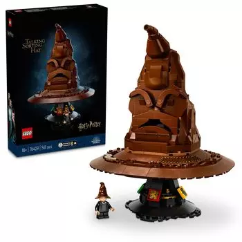 LEGO Гарри Поттер Говорящая Распределяющая Шляпа Игрушка Подарок На День Рождения Блок Рождество Мужчины Женщины Интерьер Стильный 76429