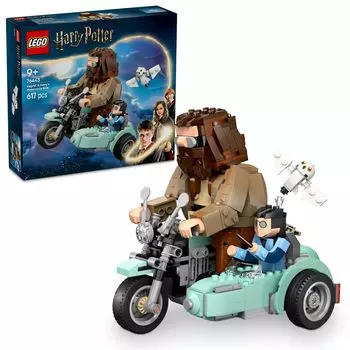 LEGO Гарри Поттер Хагрид летающий мотоцикл игрушка для езды на день рождения подарок блок девочки мальчики дети 9 лет 10 лет 11 лет начальная школа