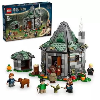 Lego Гарри Поттер Хижина Хагрида: Незваный гость игрушки игрушка подарок на день рождения блок Рождество девочка мальчик ребенок 8 лет 9 лет 10 лет