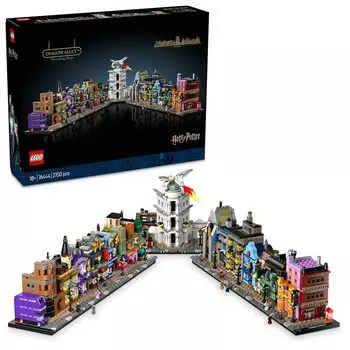 Lego Гарри Поттер Косой переулок Магазин Волшебника Игрушки Игрушка Подарок На День Рождения Блок День Матери День Отца Мужчина Женщина Гарри Поттер Товары 76444