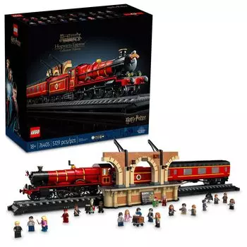 LEGO Harry Potter Hogwarts Express Edition Знаменитая модель-реплика паровоза из коллекционного набора памятных вещей для взрослых – Коллекционный 76405,