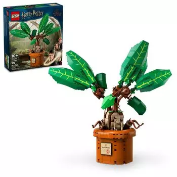 LEGO Harry Potter Mandrake Figure Горшечные растения Игрушка Гарри Поттер Коллекционный подарок для детей Волшебные существа Игровой набор Украшение комнаты Гарри Поттер Игрушки для