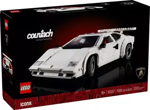 LEGO Icon Lamborghini Countach 5000 Quattrovalvole 10337 Возраст 18+…