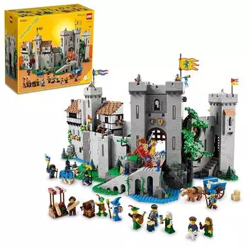 Lego icon лев рыцарь замок игрушки игрушка подарок на день рождения блок день матери день отца мужчина женщина интерьер модный 10305