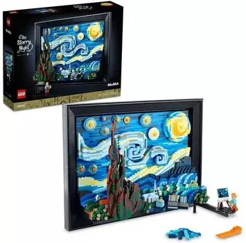 LEGO Ideas 21333 Звездная ночь Винсента Ван Гога