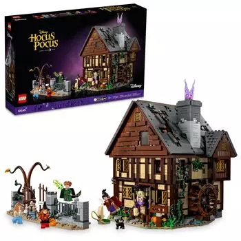LEGO Ideas Disney Hocus Sanderson House 21341 Игрушечный блок Present Fantasy Princess Мальчики Девочки Взрослые Pocus: Сестры