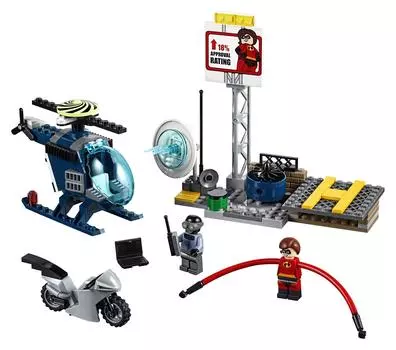 LEGO Junior The Incredibles 2 Rooftop Pursuit 10759 Building Kit / 4+ Elastigirl s (95 pieces)