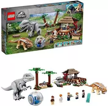 LEGO Jurassic World 75941 Индоминус Рекс против анкилозавра