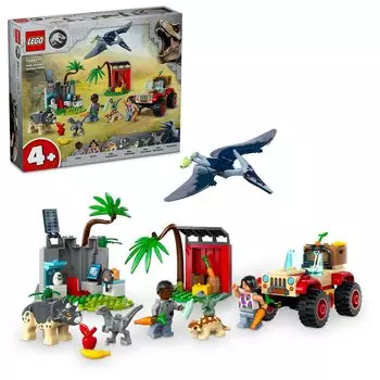 LEGO Jurassic World Baby Dinosaur Rescue Center Игрушки Подарочные блоки на день рождения Образовательные рождественские мальчики Девочки Дети 4 года 5 лет 6 лет