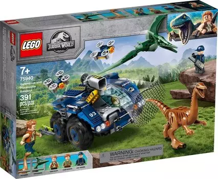 LEGO Jurassic World Побег Галлимима и Птеранодона 75940