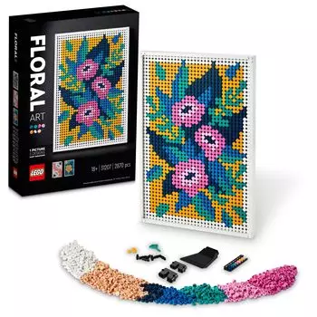 LEGO Lego Art Flower Art 31207 Игрушечный блок Настоящее искусство Живопись Интерьер Мальчики Девочки Взрослые