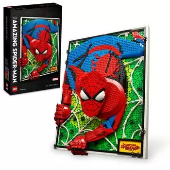 LEGO LEGO Art Удивительная игрушка Подарок на день рождения Блок Рождество Мужчины Женщины Живопись Искусство Интерьер Стильный 31209 Человек-паук