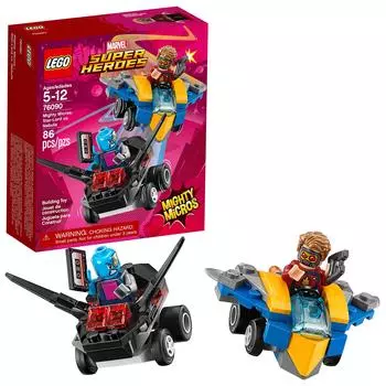 LEGO Marvel Super Heroes Mighty Nebula 76090 Комплект для сборки Micros: Звездный Лорд против. (86 штук)