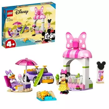 LEGO Mickey Friends Ice Cream Parlor 10773 Игрушечный блок Present Animal Animal House Home Мальчики Девочки 4 года и старше и Минни