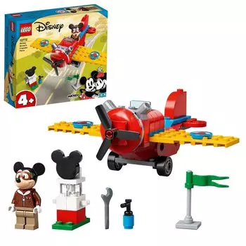 LEGO Mickey Friends Propeller Airplane 10772 Игрушечный блок Present Vehicle Vehicle Airplane Airplane Мальчики Девочки 4 года и старше и Микки