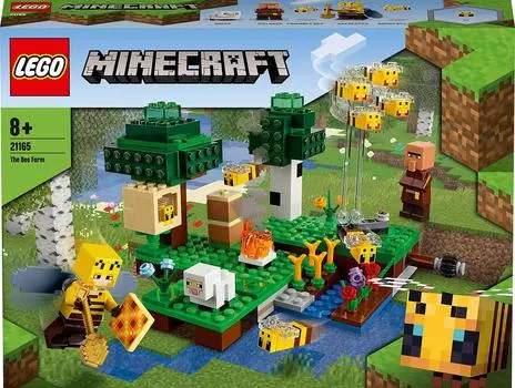 LEGO Minecraft Honeybee Apiary 21165 Игрушечный блок Видеоигра Животные Мальчики Девочки Возраст 8+