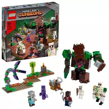 LEGO Minecraft Jungle Monster 21176 Игрушечный блок Подарочная видеоигра для мальчиков и девочек от 8 лет