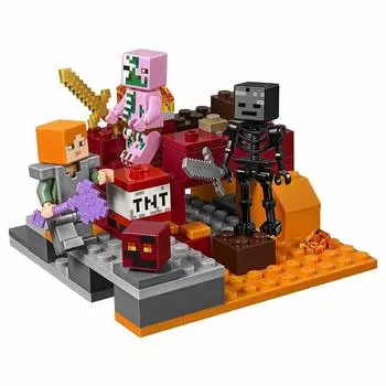 LEGO Minecraft Netherfight 21139 Assembly Kit (84 pieces)
