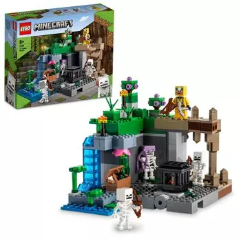 LEGO Minecraft Скелет Пещера Игрушка Подарок День Рождения Блок Рождество Мальчики Девочки Дети 8 Лет 9 Лет 10 Лет Ученик начальной школы