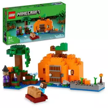 LEGO Minecraft Тыквенное поле Игрушка Подарок на день рождения Блок Рождество Мальчики Девочки Дети 8 лет 9 лет 10 лет Начальная школа Minecraft