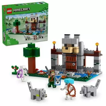 LEGO Minecraft Wolf Fortress Игрушка Подарок на день рождения Блок Рождество Мальчики Девочки Дети 8 лет 9 лет 10 лет Начальная школа Minecraft